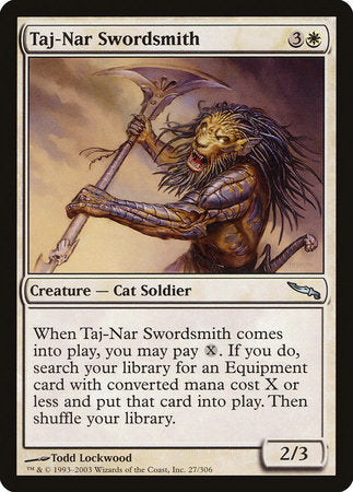 Taj-Nar Swordsmith [Mirrodin] | Black Swamp Games