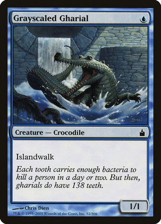Grayscaled Gharial [Ravnica: City of Guilds] | Black Swamp Games