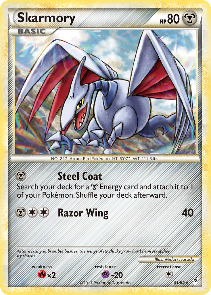 Skarmory (31/95) [HeartGold & SoulSilver: Call of Legends] | Black Swamp Games