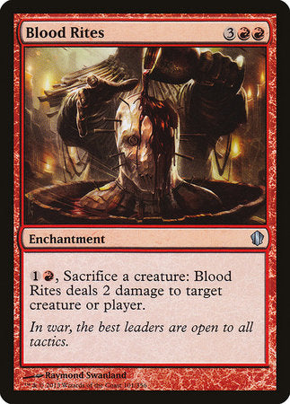 Blood Rites [Commander 2013] | Black Swamp Games