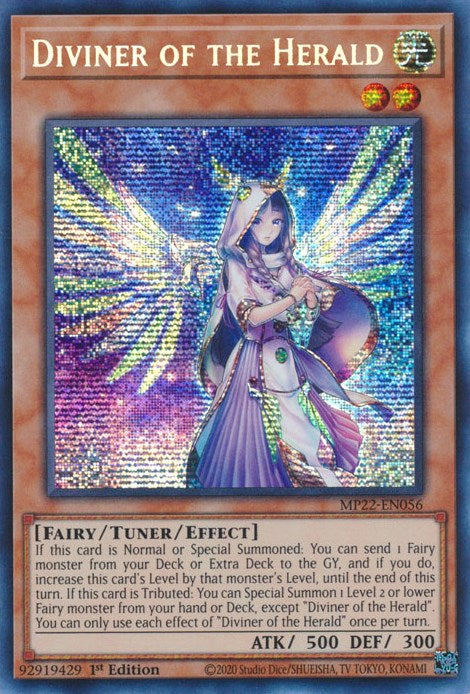 Diviner of the Herald [MP22-EN056] Prismatic Secret Rare | Black Swamp Games