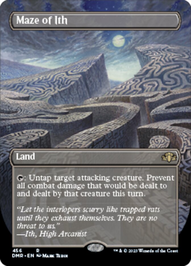 Maze of Ith (Borderless Alternate Art) [Dominaria Remastered] | Black Swamp Games