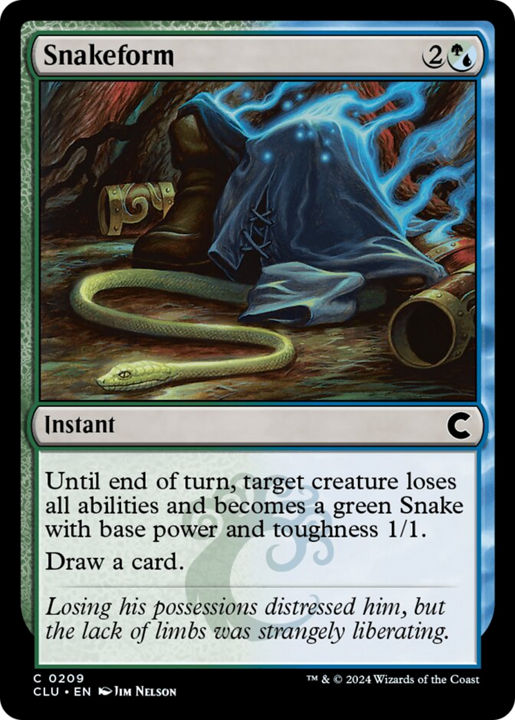 Snakeform [Ravnica: Clue Edition] | Black Swamp Games