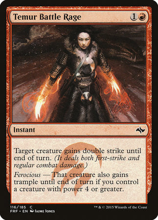 Temur Battle Rage [Fate Reforged] | Black Swamp Games