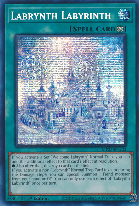 Labrynth Labyrinth [MP23-EN233] Prismatic Secret Rare | Black Swamp Games