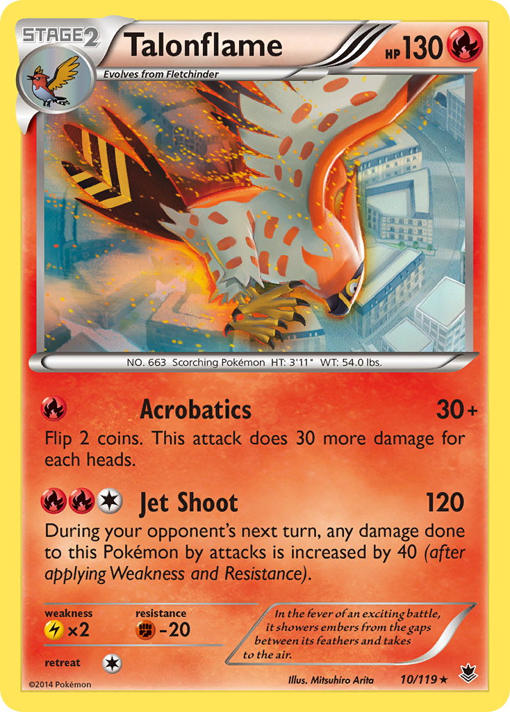 Talonflame (10/119) [XY: Phantom Forces] | Black Swamp Games