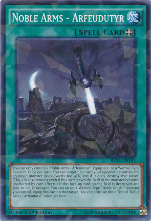 Noble Arms - Arfeudutyr [BP03-EN181] Shatterfoil Rare | Black Swamp Games