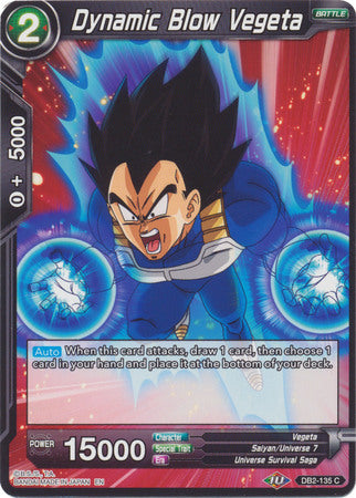 Dynamic Blow Vegeta [DB2-135] | Black Swamp Games