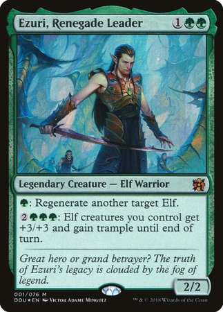 Ezuri, Renegade Leader [Duel Decks: Elves vs. Inventors] | Black Swamp Games