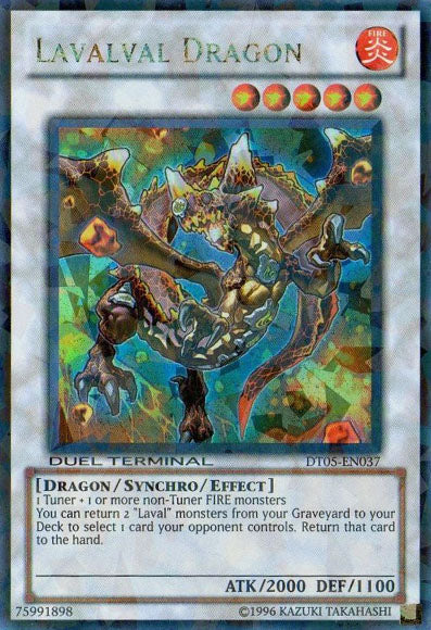 Lavalval Dragon [DT05-EN037] Ultra Rare | Black Swamp Games