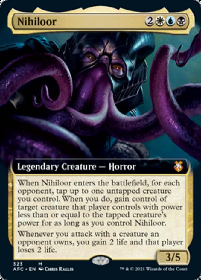 Nihiloor (Extended) [Dungeons & Dragons: Adventures in the Forgotten Realms Commander] | Black Swamp Games