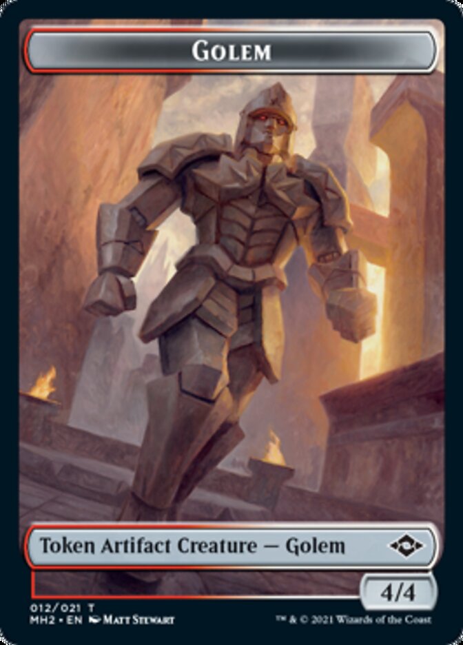 Golem Token [Modern Horizons 2 Tokens] | Black Swamp Games