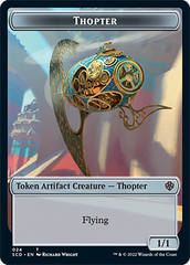 Elephant // Thopter Double-Sided Token [Starter Commander Decks] | Black Swamp Games