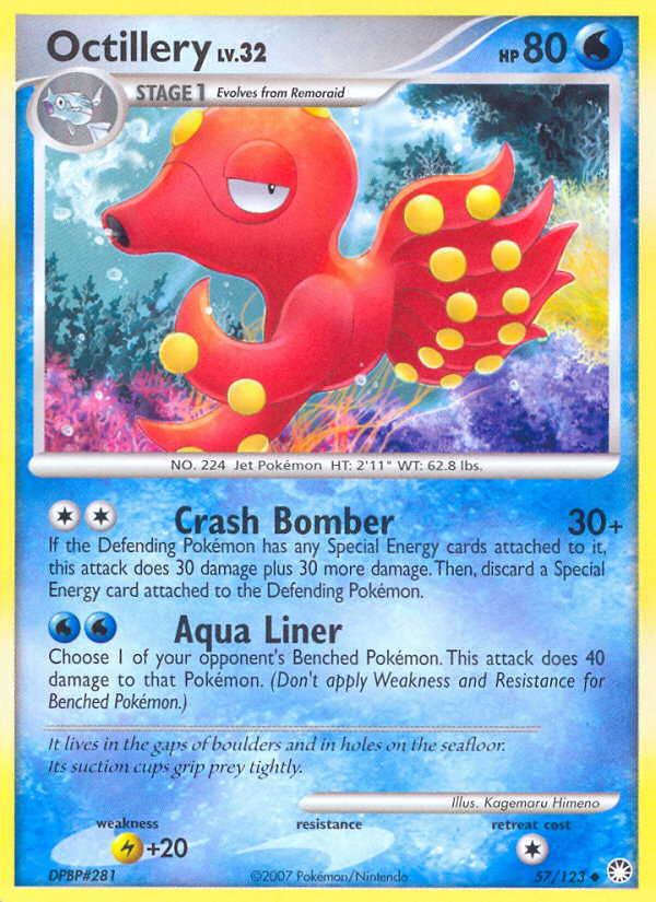 Octillery (57/123) [Diamond & Pearl: Mysterious Treasures] | Black Swamp Games