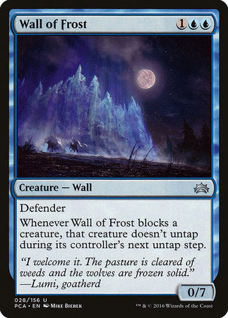 Wall of Frost [Planechase Anthology] | Black Swamp Games