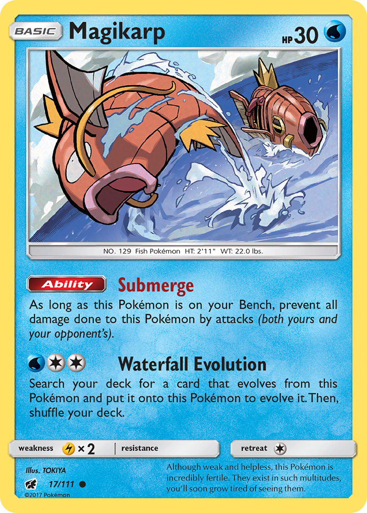 Magikarp (17/111) [Sun & Moon: Crimson Invasion] | Black Swamp Games