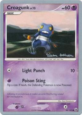 Croagunk LV.13 (60/100) (Intimidation - Tristan Robinson) [World Championships 2008] | Black Swamp Games