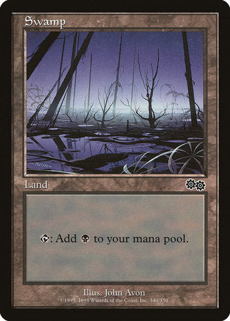 Swamp (340) [Urza's Saga] | Black Swamp Games