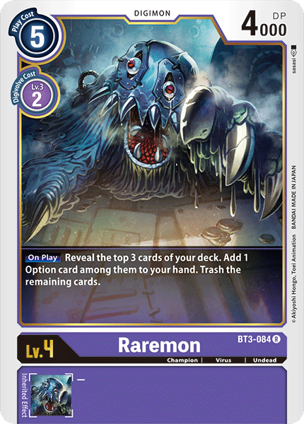 Raremon [BT3-084] [Release Special Booster Ver.1.0] | Black Swamp Games