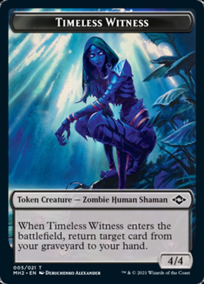 Timeless Witness Token [Modern Horizons 2 Tokens] | Black Swamp Games