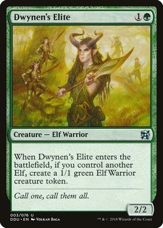 Dwynen's Elite [Duel Decks: Elves vs. Inventors] | Black Swamp Games