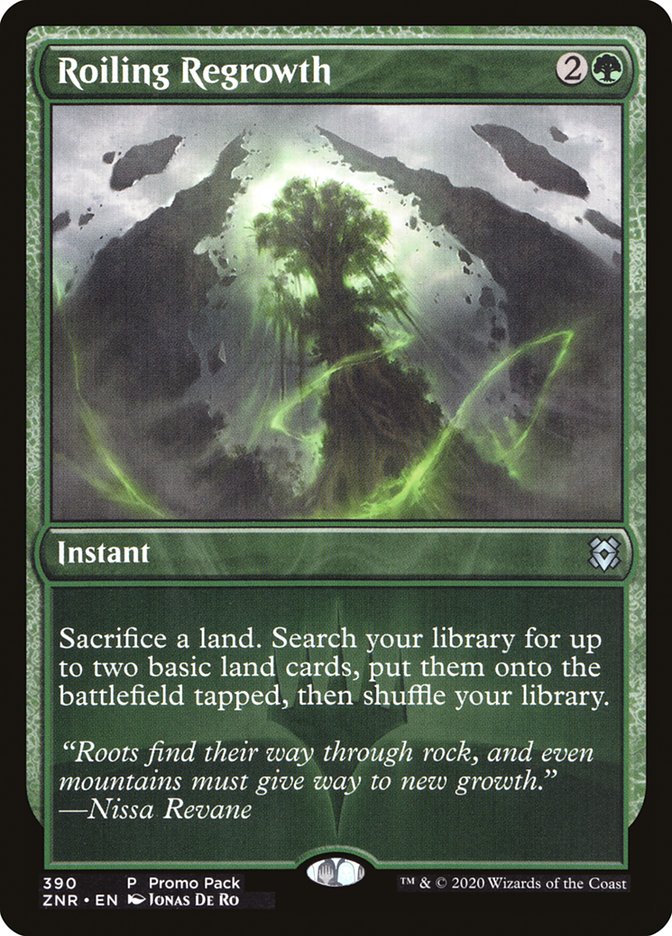 Roiling Regrowth (Promo Pack) [Zendikar Rising Promos] | Black Swamp Games