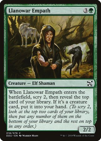 Llanowar Empath [Duel Decks: Elves vs. Inventors] | Black Swamp Games