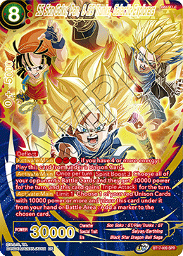 SS Son Goku, Pan, & SS Trunks, Galactic Explorers (SPR) (BT17-009) [Ultimate Squad] | Black Swamp Games