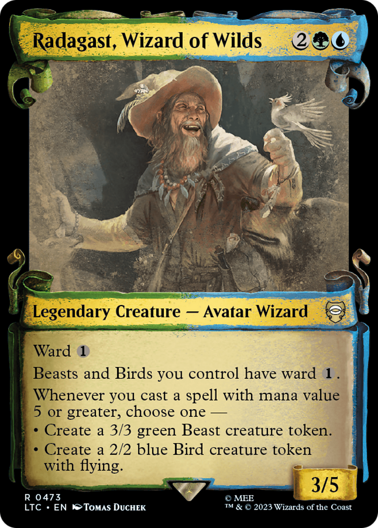 Radagast, Wizard of Wilds [The Lord of the Rings: Tales of Middle-Earth Commander Showcase Scrolls] | Black Swamp Games