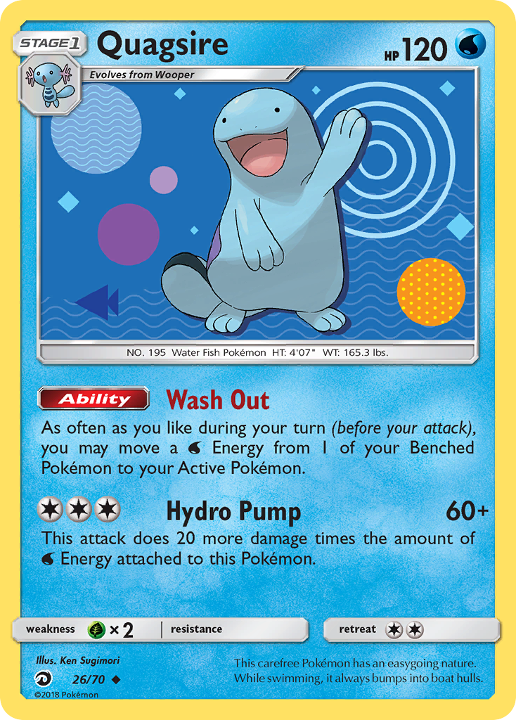 Quagsire (26/70) [Sun & Moon: Dragon Majesty] | Black Swamp Games