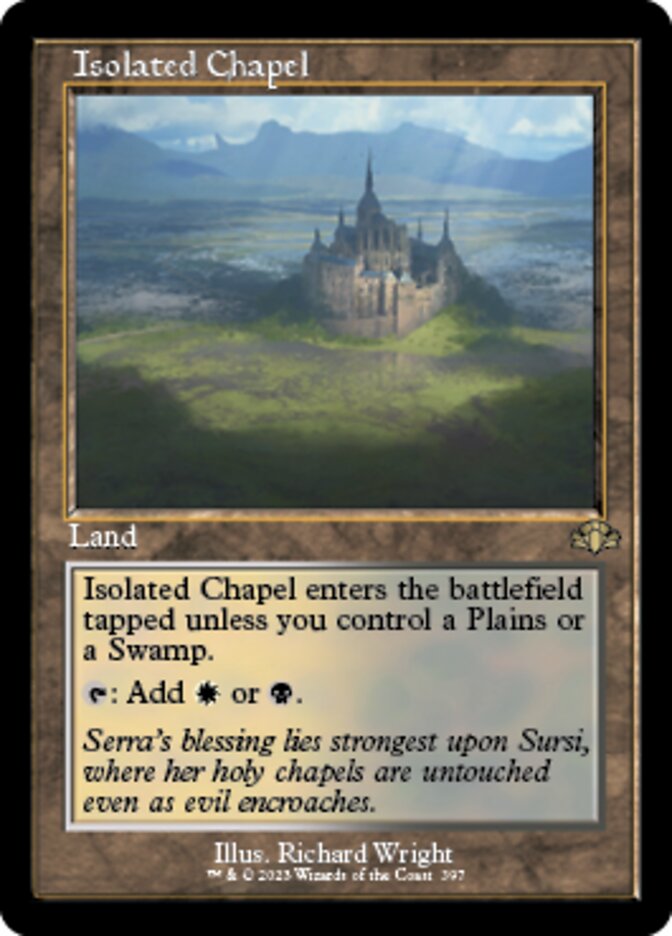 Isolated Chapel (Retro) [Dominaria Remastered] | Black Swamp Games