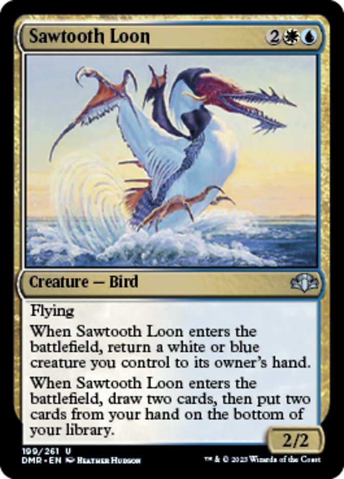Sawtooth Loon [Dominaria Remastered] | Black Swamp Games