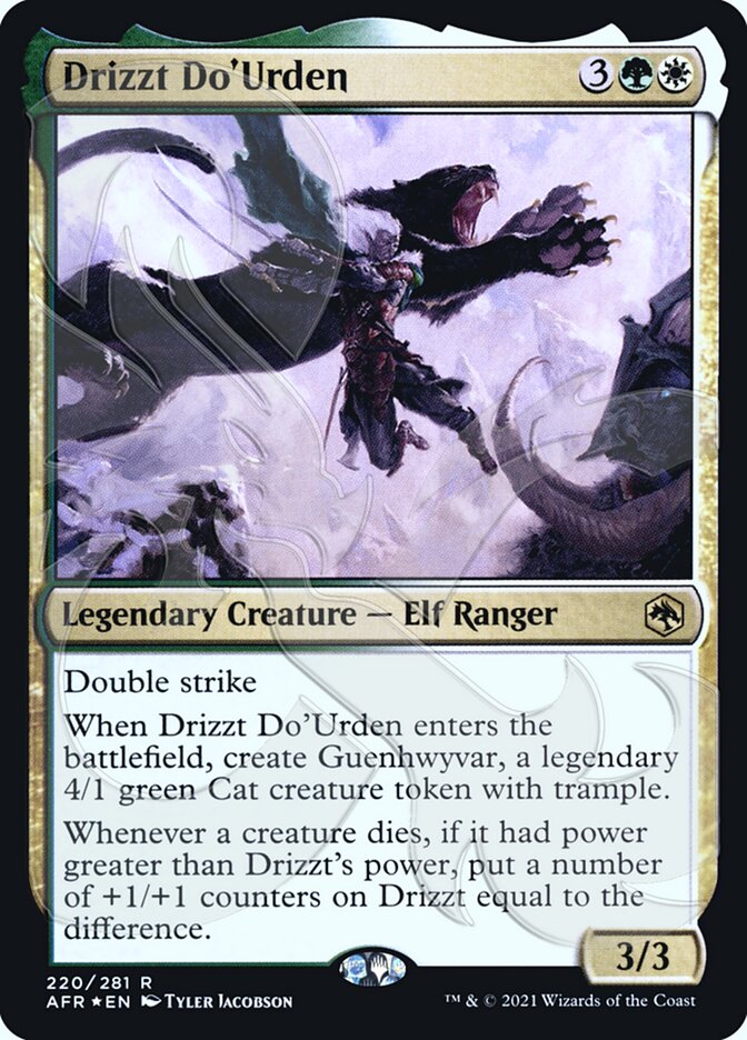 Drizzt Do'Urden (Ampersand Promo) [Dungeons & Dragons: Adventures in the Forgotten Realms Promos] | Black Swamp Games