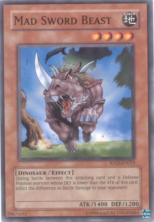 Mad Sword Beast [RP02-EN023] Common | Black Swamp Games