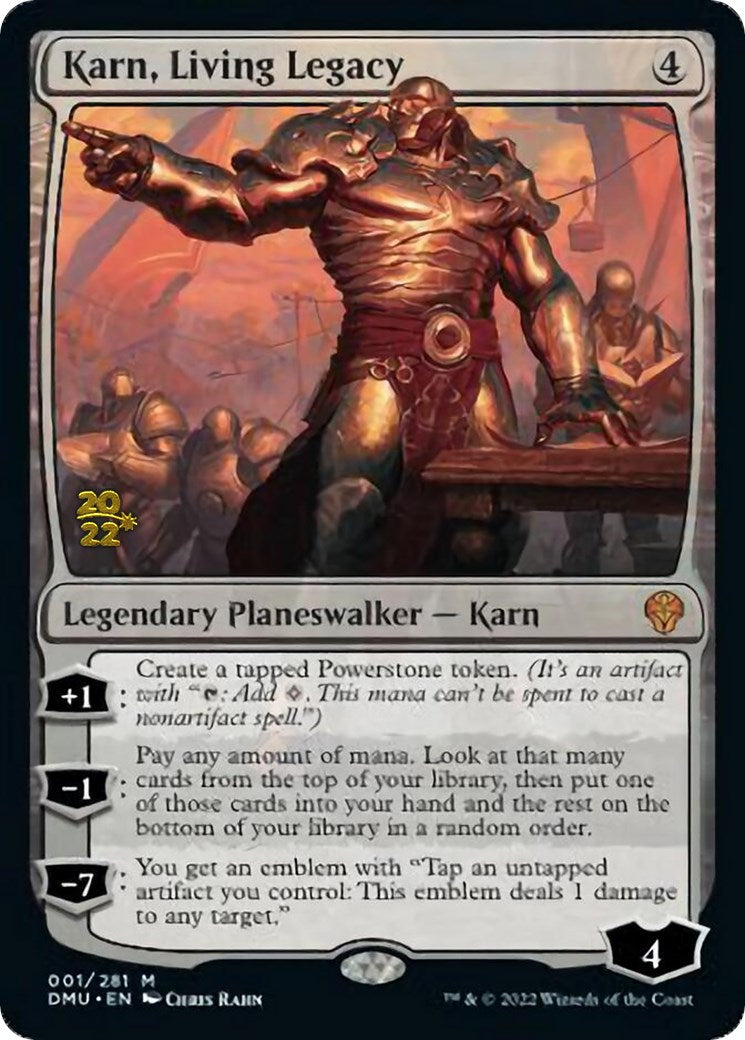 Karn, Living Legacy [Dominaria United Prerelease Promos] | Black Swamp Games