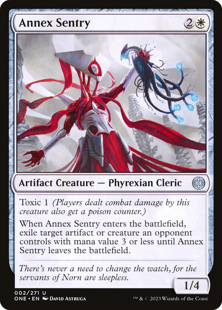 Annex Sentry [Phyrexia: All Will Be One] | Black Swamp Games