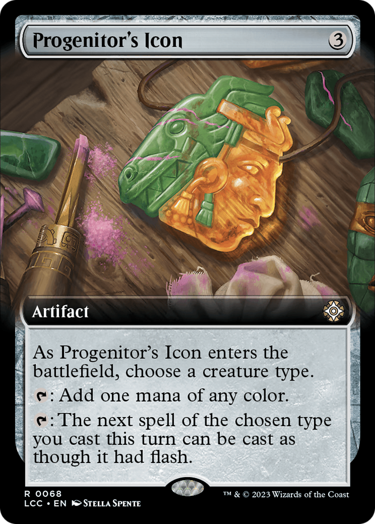 Progenitor's Icon (Extended Art) [The Lost Caverns of Ixalan Commander] | Black Swamp Games