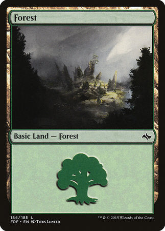Forest (184) [Fate Reforged] | Black Swamp Games