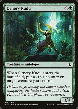 Ornery Kudu [Amonkhet] | Black Swamp Games