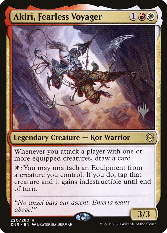 Akiri, Fearless Voyager (Promo Pack) [Zendikar Rising Promos] | Black Swamp Games