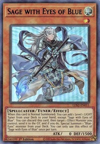 Sage with Eyes of Blue (Blue) [LDS2-EN011] Ultra Rare | Black Swamp Games