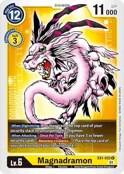 Magnadramon [EX1-032] [Classic Collection] | Black Swamp Games