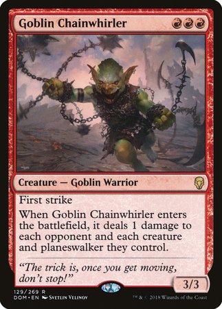 Goblin Chainwhirler [Dominaria] | Black Swamp Games