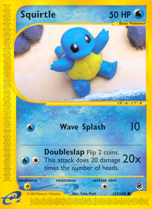 Squirtle (131/165) [Expedition: Base Set] | Black Swamp Games