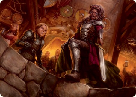 Veteran Dungeoneer Art Card [Dungeons & Dragons: Adventures in the Forgotten Realms Art Series] | Black Swamp Games