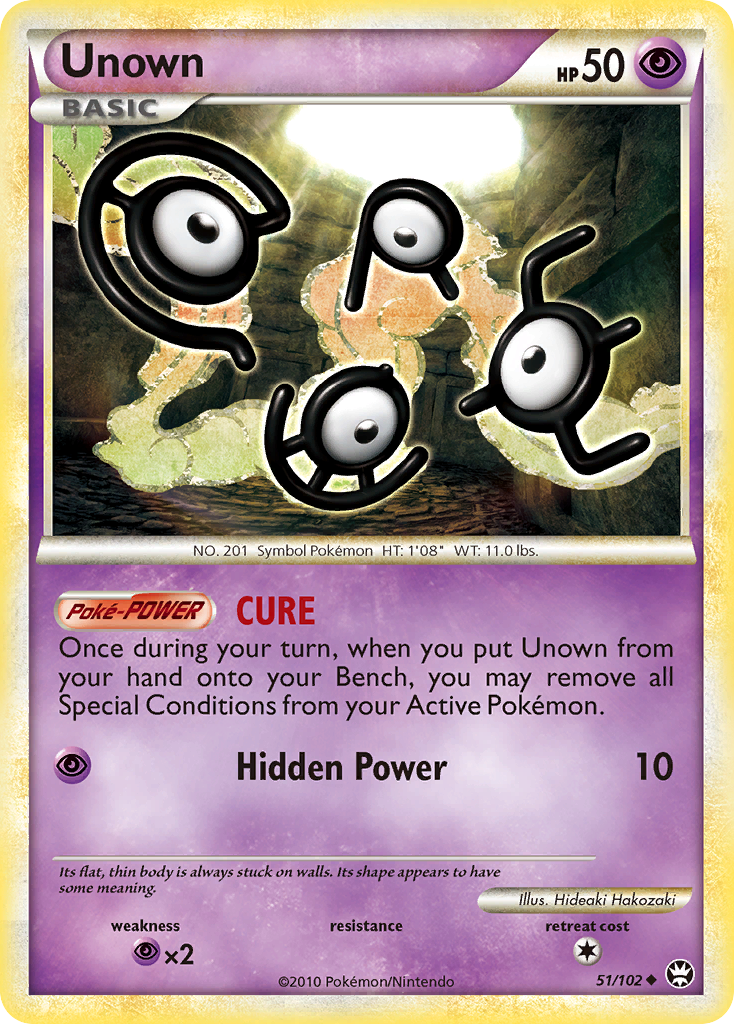 Unown (51/102) [HeartGold & SoulSilver: Triumphant] | Black Swamp Games