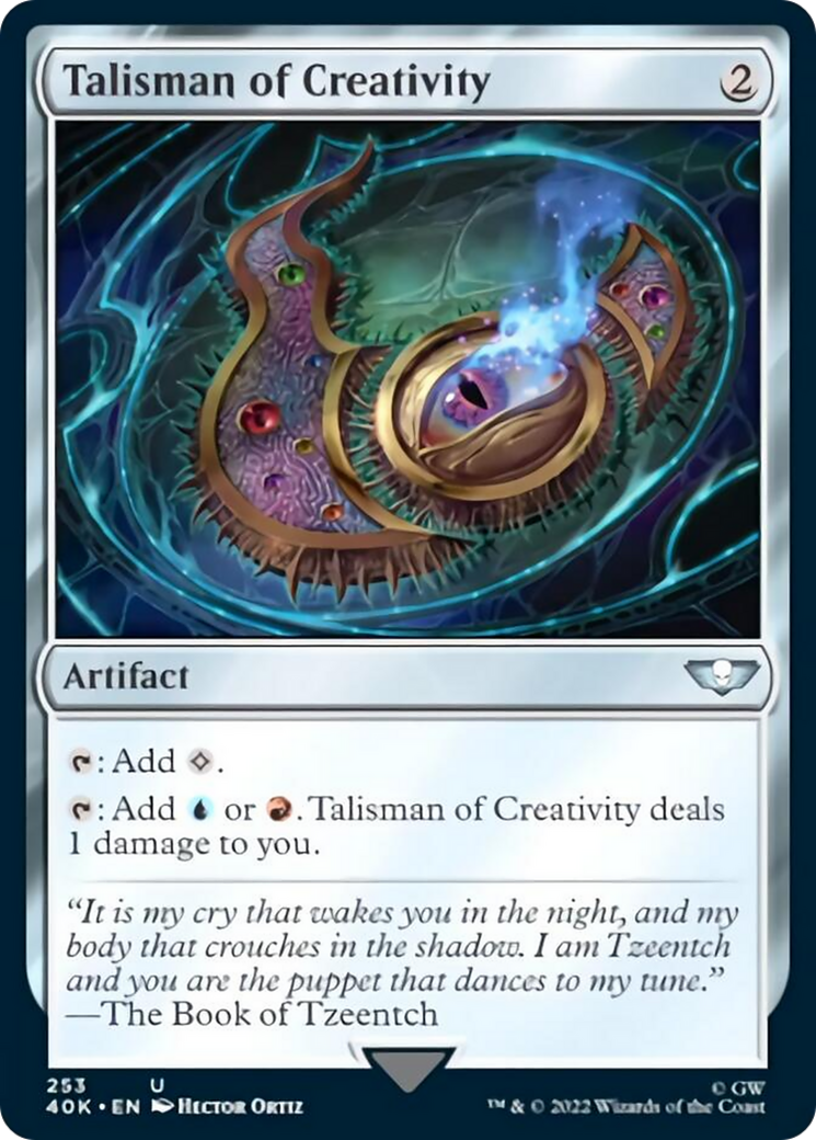 Talisman of Creativity (Surge Foil) [Universes Beyond: Warhammer 40,000] | Black Swamp Games