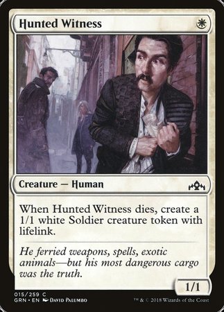 Hunted Witness [Guilds of Ravnica] | Black Swamp Games