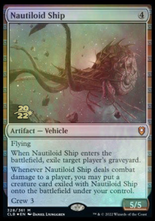 Nautiloid Ship [Commander Legends: Battle for Baldur's Gate Prerelease Promos] | Black Swamp Games