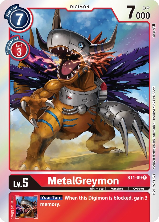 MetalGreymon [ST1-09] (Official Tournament Pack Vol. 6) [Starter Deck: Gaia Red Promos] | Black Swamp Games